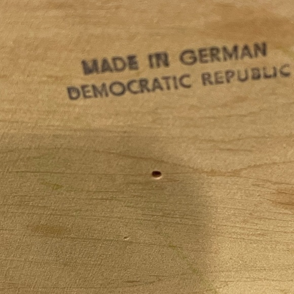 Nutcracker Made in Germany Democratic Republic 13 1/2 inches tall Policeman - Picture 7 of 8